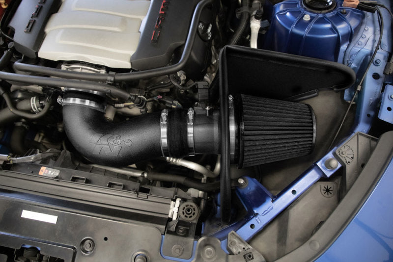 K&N 16-23 Chevrolet Camaro SS 6.2L V8 F/I Dryflow Performance Air Intake System K&N Engineering Cold Air Intakes AXOPROS