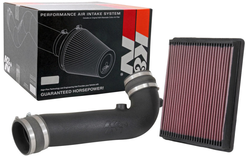 K&N 17-19 Chevrolet Silverado V8-5.3L Performance Intake Kit K&N Engineering Cold Air Intakes AXOPROS