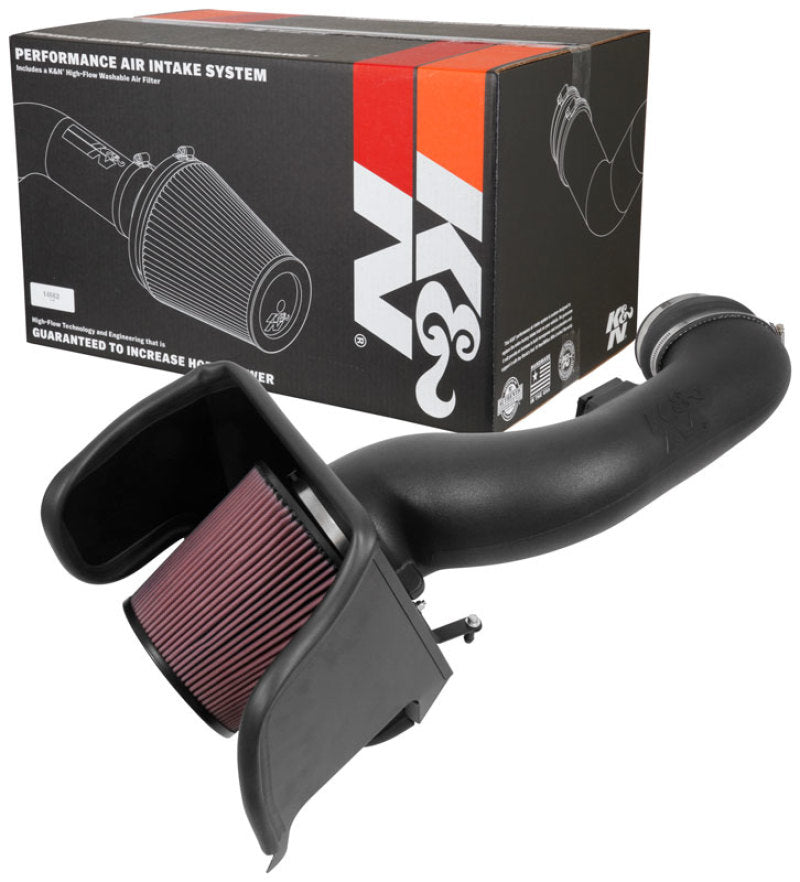 K&N 17-19 Ford F Super Duty V8 6.7L DSL Performance Air Intake System K&N Engineering Cold Air Intakes AXOPROS