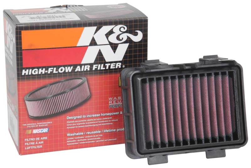 K&N 17-19 KTM 125 Duke 125 / KTM 250 Duke 249 / KTM 390 Duke 373 Replacement Drop In Air Filter K&N Engineering Air Filters - Direct Fit AXOPROS