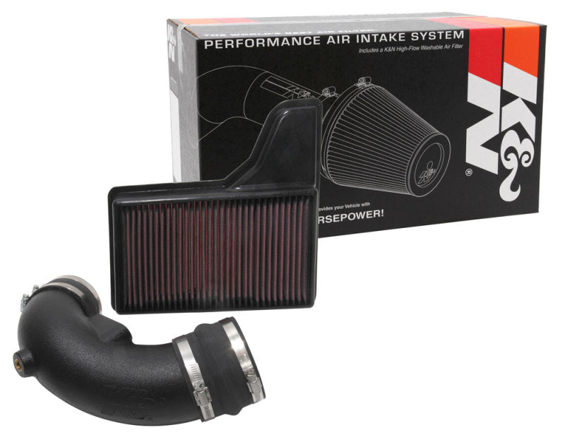 K&N 18-19 Ford Mustang GT V8-5.0L 57 Series FIPK Performance Intake Kit K&N Engineering Cold Air Intakes AXOPROS