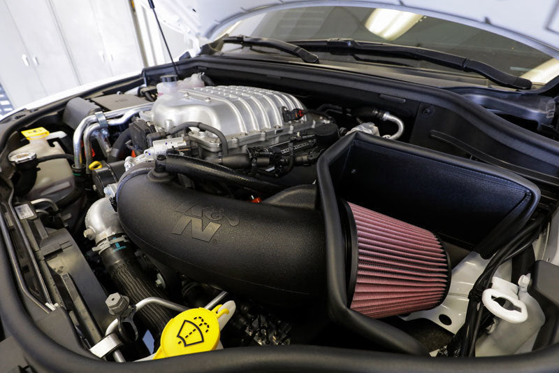 K&N 18-19 Jeep Grand Cherokee Trackhawk V8-6.2L F/I Aircharger Performance Intake K&N Engineering Cold Air Intakes AXOPROS