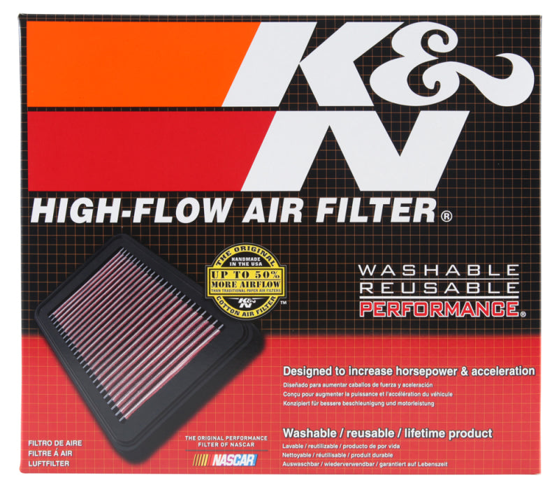 K&N 19 Porsche 911 3.0L H6 F/I Drop In Replacement Air Filter K&N Engineering Air Filters - Drop In AXOPROS