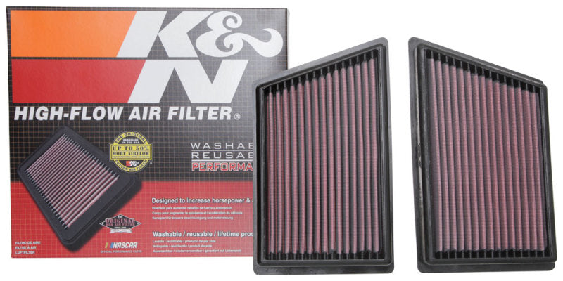 K&N 19 Porsche 911 3.0L H6 F/I Drop In Replacement Air Filter K&N Engineering Air Filters - Drop In AXOPROS