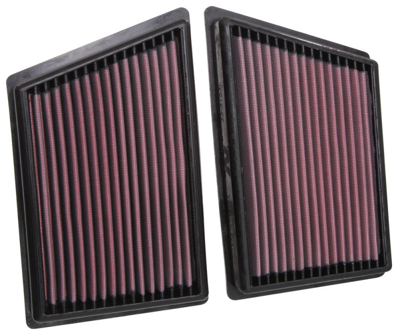 K&N 19 Porsche 911 3.0L H6 F/I Drop In Replacement Air Filter K&N Engineering Air Filters - Drop In AXOPROS