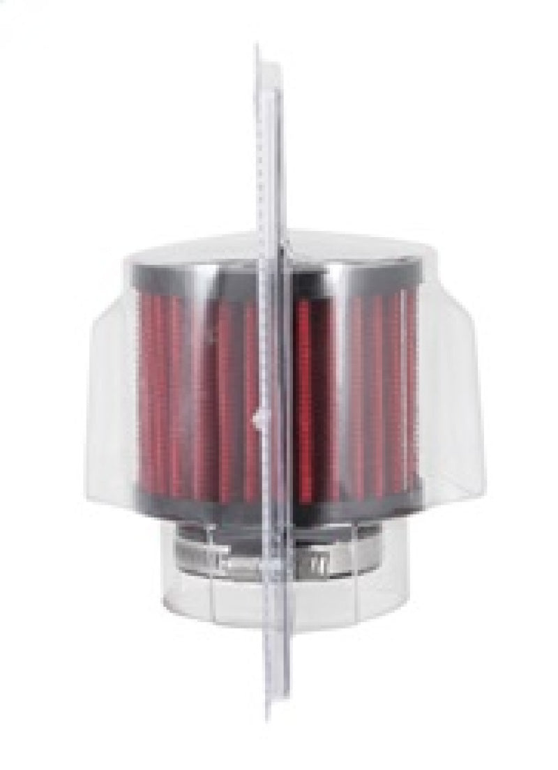 K&N 1.75 inch Vent 3 inch D 2.5 inch H Air Filter - Rubber Top K&N Engineering Air Filters - Universal Fit  AXOPROS