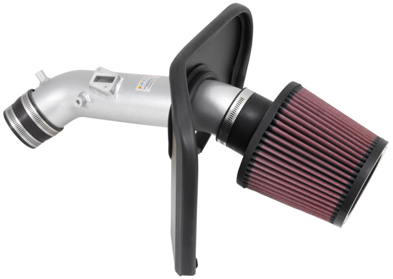 K&N 2013-14 Honda Accord 2.4L L4 69 Series Typhoon Air Intake System - Silver Cold Air Intake Kit K&N Engineering Cold Air Intakes AXOPROS