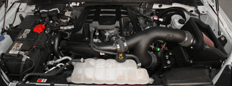 K&N 2015 FORD F150 2.7L V6 Performance Intake Kit K&N Engineering Cold Air Intakes AXOPROS