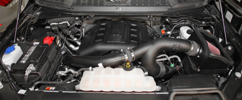 K&N 2015 Ford F150 EcoBoost V6-3.5L 57 Series FIPK Performance Intake Kit K&N Engineering Cold Air Intakes AXOPROS