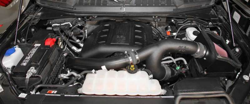 K&N 2015 Ford F150 EcoBoost V6-3.5L 57 Series FIPK Performance Intake Kit K&N Engineering Cold Air Intakes AXOPROS
