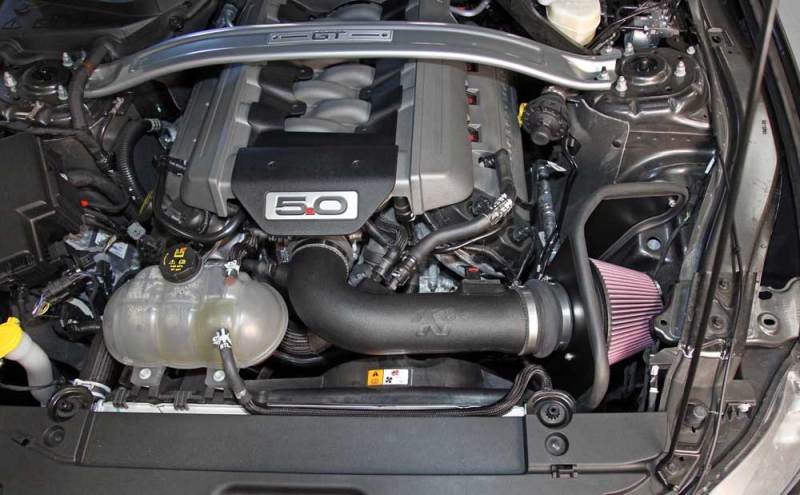 K&N 2015 Ford Mustang GT 5.0L V8 F/I Performance Intake Kit K&N Engineering Cold Air Intakes AXOPROS