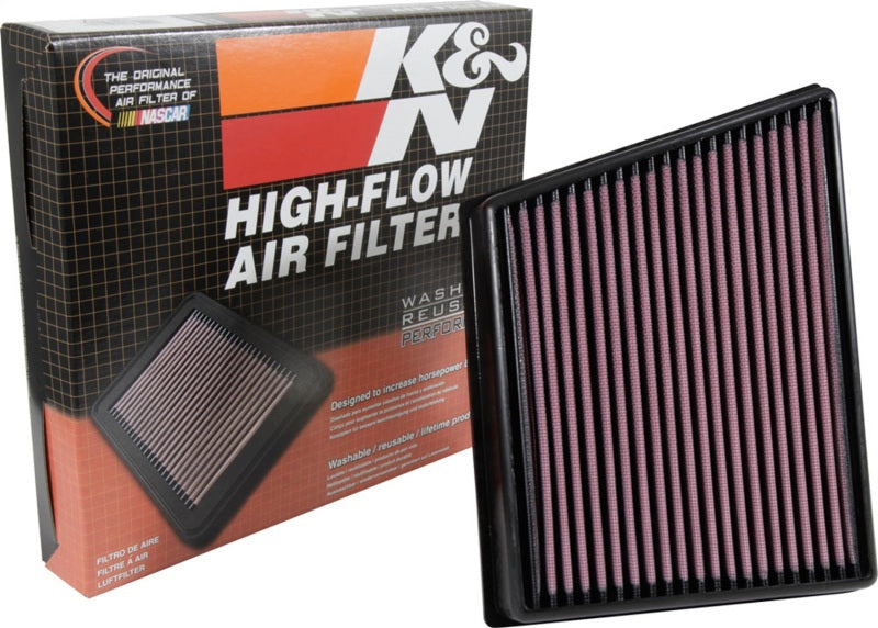 K&N 2015 Jaguar F-Pace V6-3.0L F/I Left Side Replacement Drop In Air Filter K&N Engineering Air Filters - Drop In  AXOPROS
