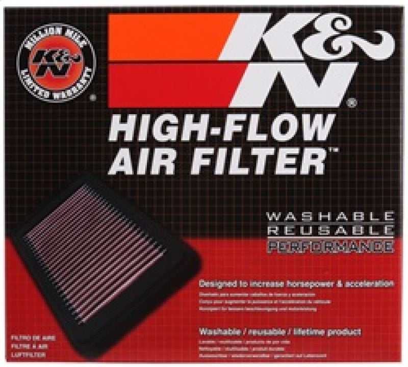 K&N 2015 Jaguar F-Pace V6-3.0L F/I Right Side Replacement Drop In Air Filter K&N Engineering Air Filters - Drop In AXOPROS
