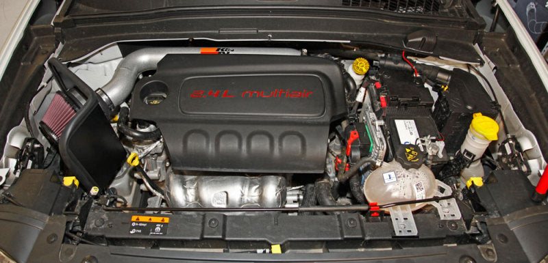 K&N 2015 Jeep Renegade L4-2.4L High Flow Performance Air Intake Kit K&N Engineering Cold Air Intakes AXOPROS