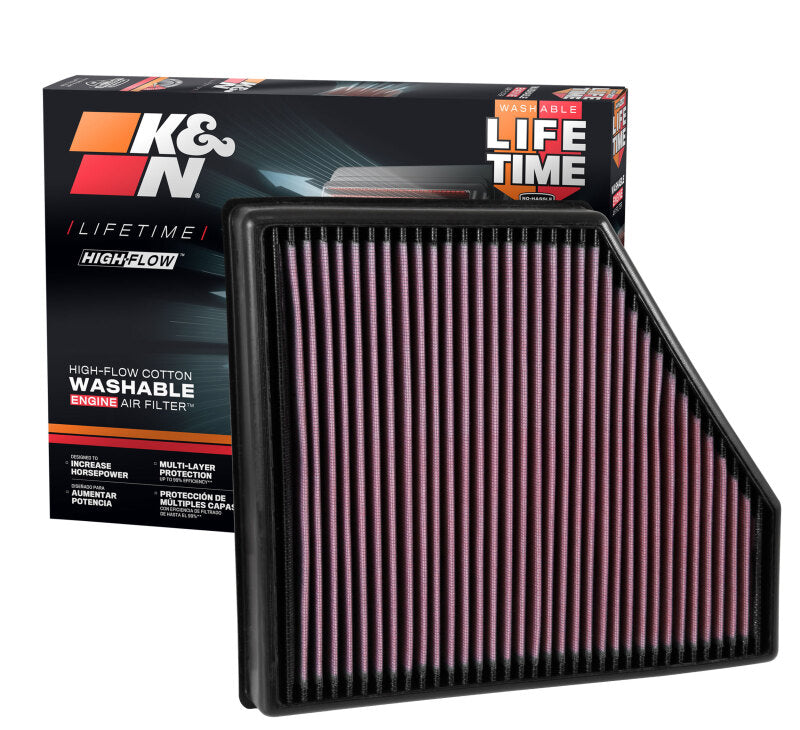 K&N 2016 Chevy Camaro SS 6.2L Drop In Air Filter K&N Engineering Air Filters - Drop In AXOPROS