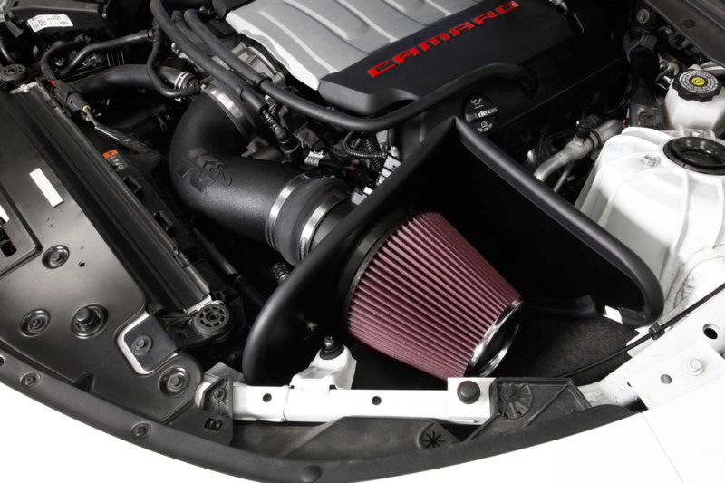 K&N 2016 Chevy Camaro SS V8-6.2L Aircharger Performance Intake K&N Engineering Cold Air Intakes AXOPROS