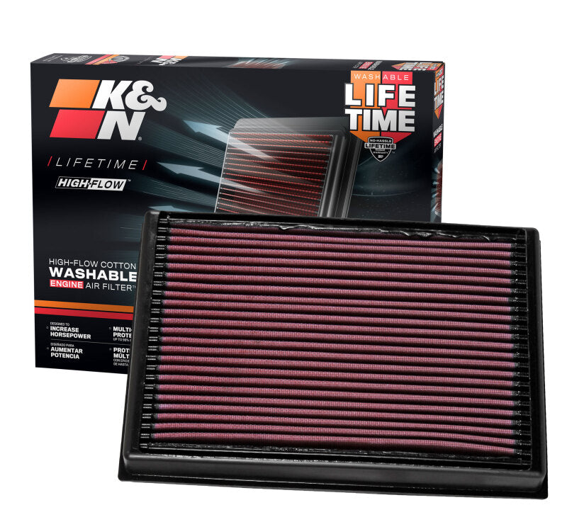 K&N 2016 Nissan Titan XD V8-5.0L Replacement Drop In Air Filter K&N Engineering Air Filters - Drop In AXOPROS