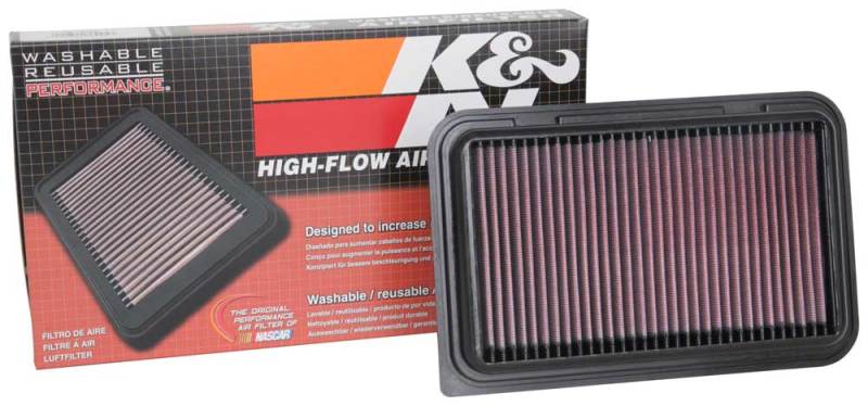K&N 2017 Suzuki Swift V L3-1.2L F/I Replacement Drop In Air Filter K&N Engineering Air Filters - Drop In AXOPROS