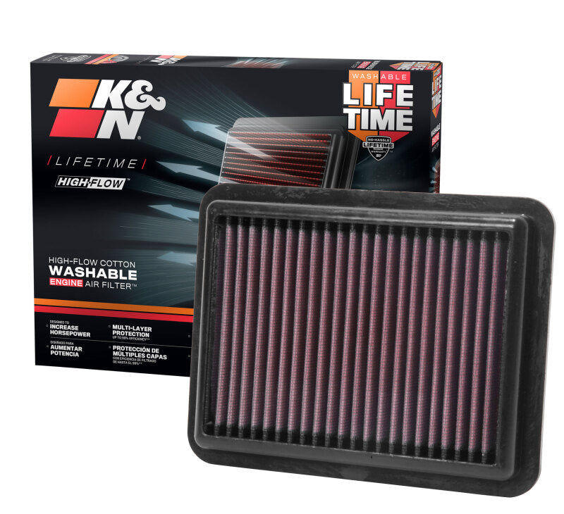 K&N 2018 Nissan Kicks L4-1.6L F/I Replacement Drop In Air Filter K&N Engineering Air Filters - Drop In AXOPROS