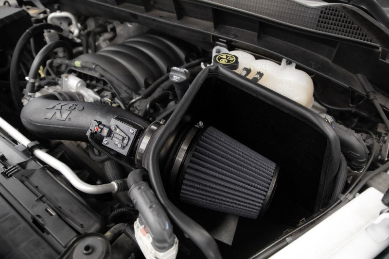 K&N 2019+ Chevrolet Silverado 1500 V8 6.2L Performance Air Intake System K&N Engineering Cold Air Intakes AXOPROS