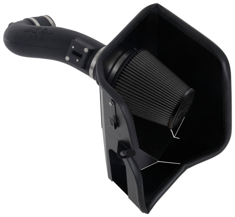 K&N 2019+ Chevrolet Silverado 1500 V8 6.2L Performance Air Intake System K&N Engineering Cold Air Intakes AXOPROS