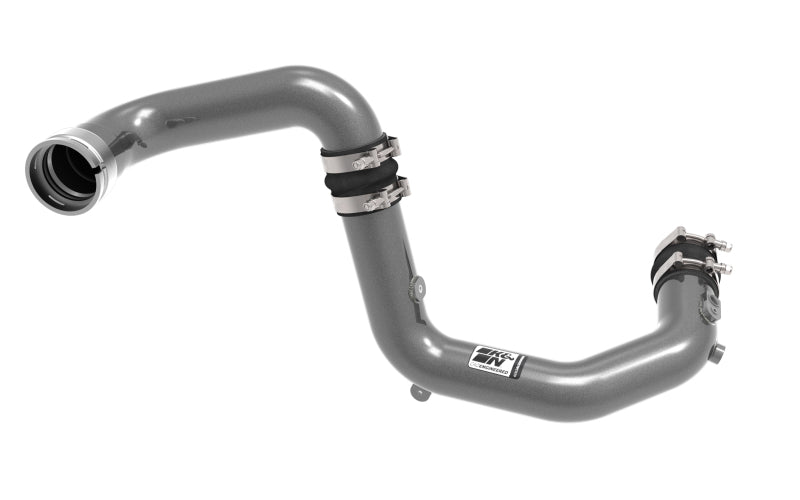 K&N 2023 Ford Bronco Raptor 3.0L V6 Aluminum Charge Pipe Kit - Gunmetal Gray K&N Engineering Turbo Inlets  AXOPROS