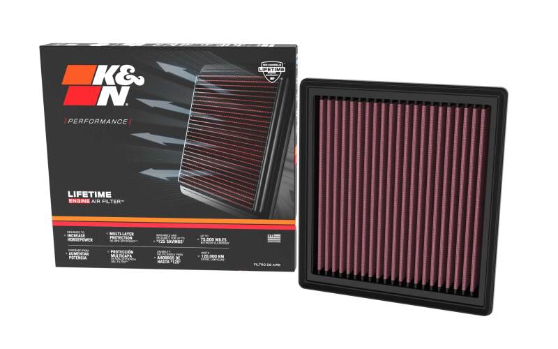 K&N 2024 Mazda CX-90 High-Flow Engine Air Filter K&N Engineering Air Filters - Direct Fit AXOPROS