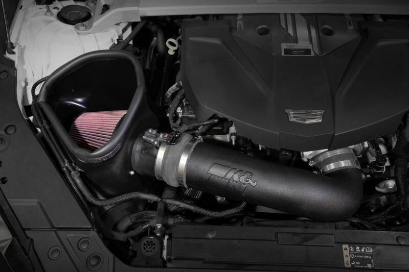 K&N 22-24 Cadillac CT5 6.2L V8 Performance Air Intake System K&N Engineering Cold Air Intakes AXOPROS