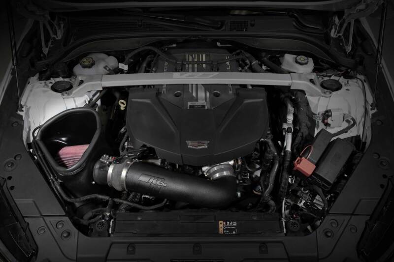 K&N 22-24 Cadillac CT5 6.2L V8 Performance Air Intake System K&N Engineering Cold Air Intakes AXOPROS