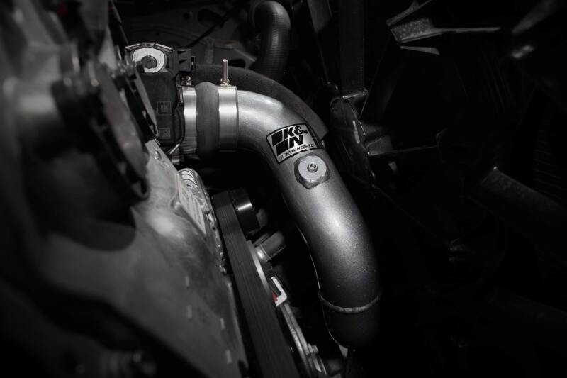 K&N 23-24 GM Colorado/Canyon 2.7L L4 Charge Pipe - Aluminum Tube - Gunmetal Gray K&N Engineering Turbo Inlets  AXOPROS