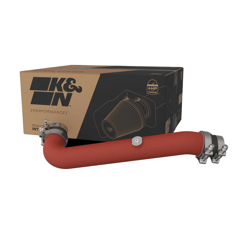 K&N 23-24 Toyota GR Corolla L3 1.6L Charge Pipe Kit - Wrinkle Red K&N Engineering Turbo Inlets  AXOPROS