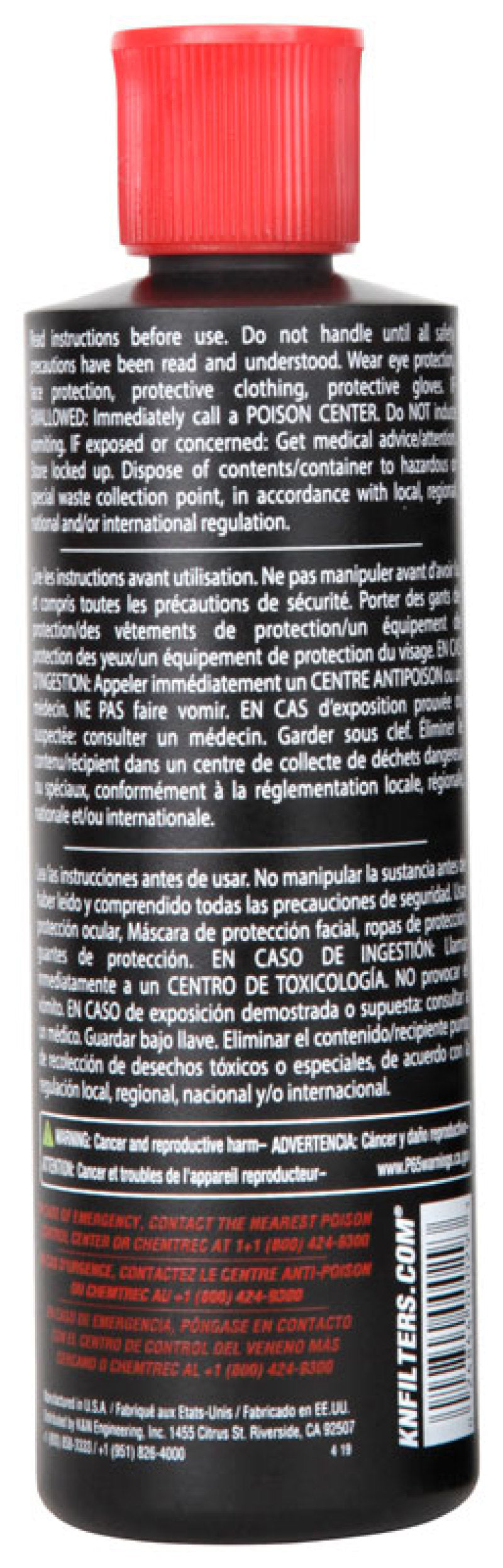 K&N 8 oz. Squeeze Air Filter Oil K&N Engineering Recharge Kits  AXOPROS