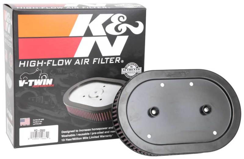 K&N 88-12 Harley Davidson Sportster Screamin Eagle Element Replacement Air Filter K&N Engineering Air Filters - Direct Fit AXOPROS