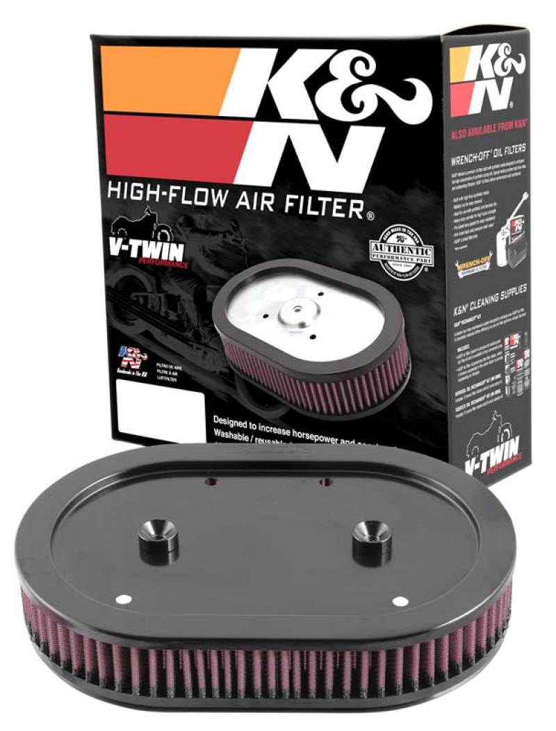 K&N 88-12 Harley Davidson Sportster Screamin Eagle Element Replacement Air Filter K&N Engineering Air Filters - Direct Fit AXOPROS