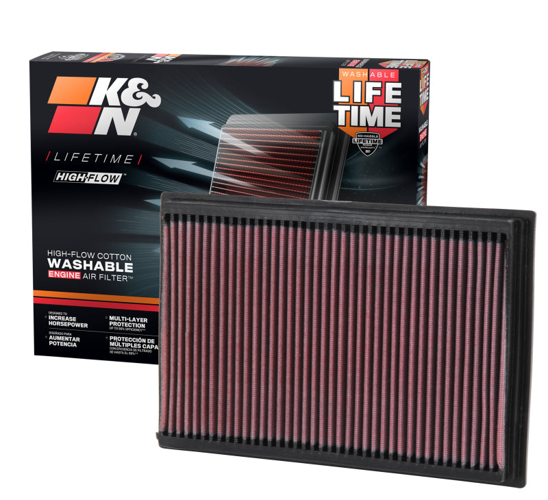 K&N 92-09 Mercury Grand Marquis/Lincoln Town Car / 92-08 Ford Crown Victoria Drop In Air Filter K&N Engineering Air Filters - Drop In AXOPROS