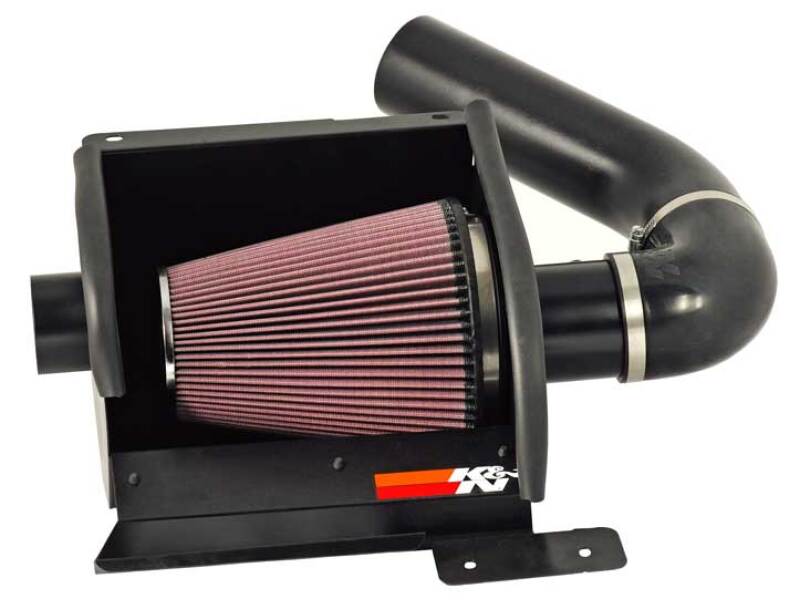 K&N 97-08 Ford E350/#450 Econoline V10-6.8L Black High Flow Performance Kit K&N Engineering Cold Air Intakes  AXOPROS