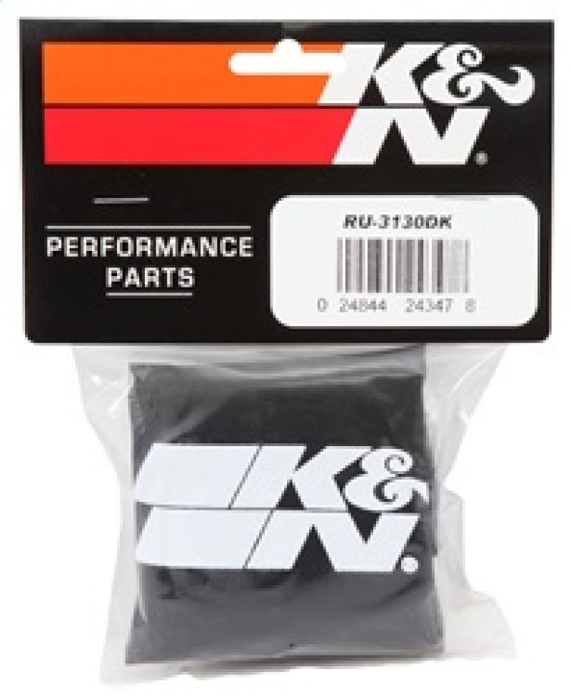 K&N Air Filter Wrap Black RU-3130 K&N Engineering Pre-Filters AXOPROS