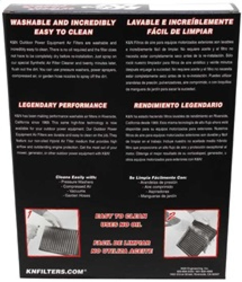 K&N Briggs & Stratton / Craftsman / Honda All Harmony/GC135/160/GCV135 Replacement Air Filter K&N Engineering Air Filters - Drop In AXOPROS