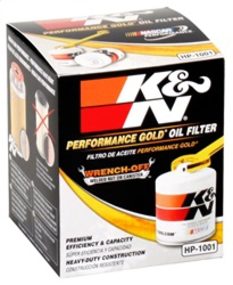 K&N Chevy / Pontiac / GMC / Buick Performance Gold Oil Filter K&N Engineering Oil Filters AXOPROS