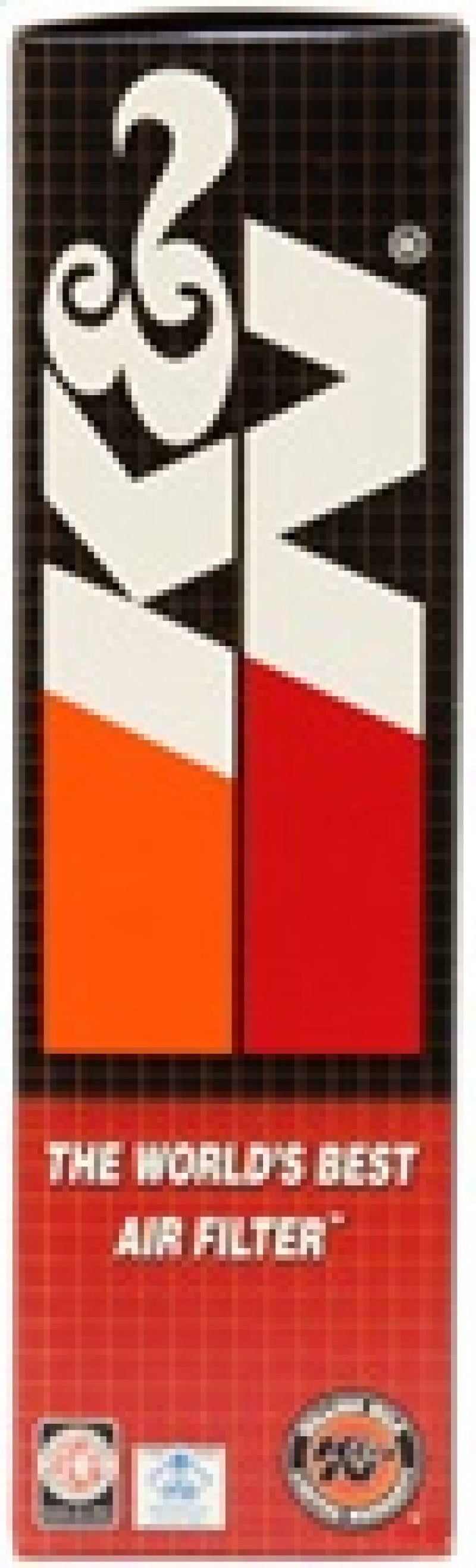 K&N Custom Air Filter - Oval - 11.5in O/S L x 8.125in O/S W x 2in H K&N Engineering Air Filters - Drop In AXOPROS