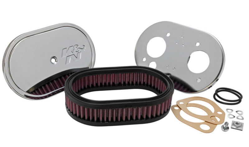 K&N Custom Racing Assembly Oval Red - 1.75in Filer Height K&N Engineering Air Filters - Direct Fit AXOPROS