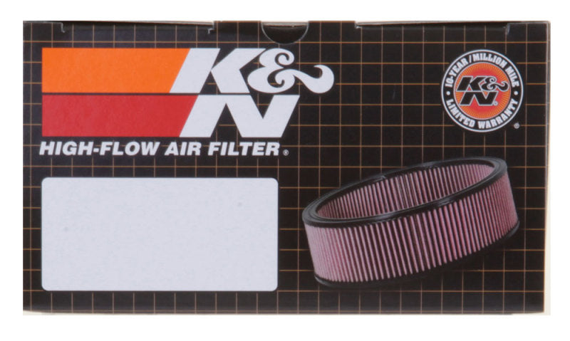 K&N Custom Racing Assembly - Round Tapered - Red 1.656in Neck Flange - 2.25in Over Height K&N Engineering Carburetor Air Cleaners AXOPROS