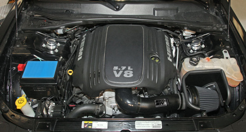 K&N Dodge/Chrysler 5.7/6.1L V8 Black Performance Intake Kit K&N Engineering Cold Air Intakes  AXOPROS