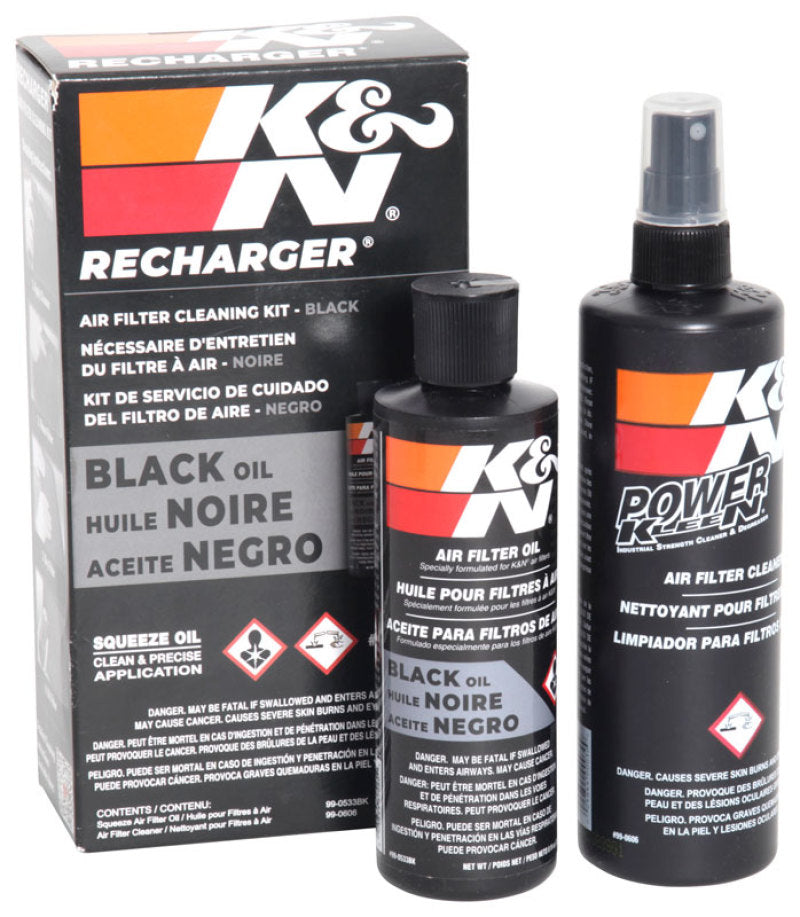 K&N Filter Cleaning Kit - Squeeze Black K&N Engineering Recharge Kits AXOPROS