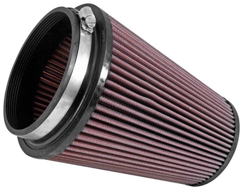 K&N Filter Universal Clamp-On Air Filter 5in Flange / 6-1/2in Base / 4-3/8in Top / 8in Height K&N Engineering Air Filters - Universal Fit  AXOPROS