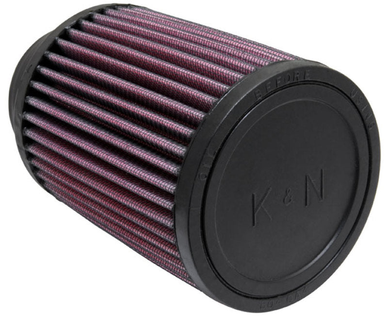 K&N Filter Universal Rubber Filter 2 3/4 inch 10 Degree Flange 4 inch OD 5 inch Height K&N Engineering Air Filters - Universal Fit  AXOPROS
