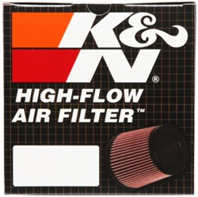K&N Filter Universal Rubber Filter 3 1/2 inch 10 Degree Flange 5 3/4 inch OD 6 inch Height K&N Engineering Air Filters - Universal Fit AXOPROS