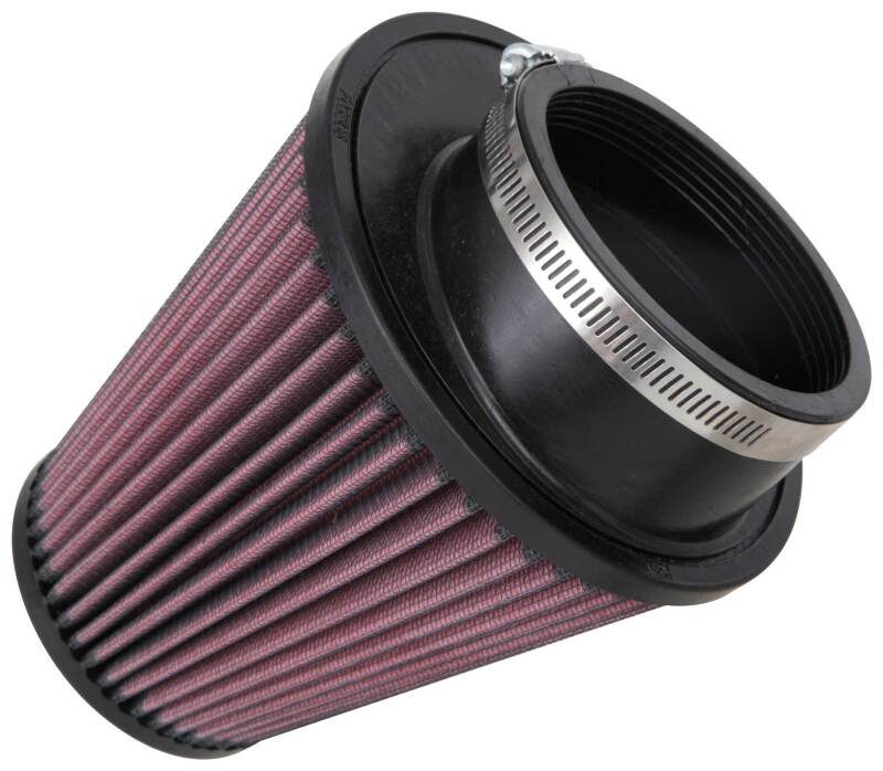 K&N Filter Universal Rubber Filter 3 1/2 inch 10 Degree Flange 5 3/4 inch OD 6 inch Height K&N Engineering Air Filters - Universal Fit AXOPROS