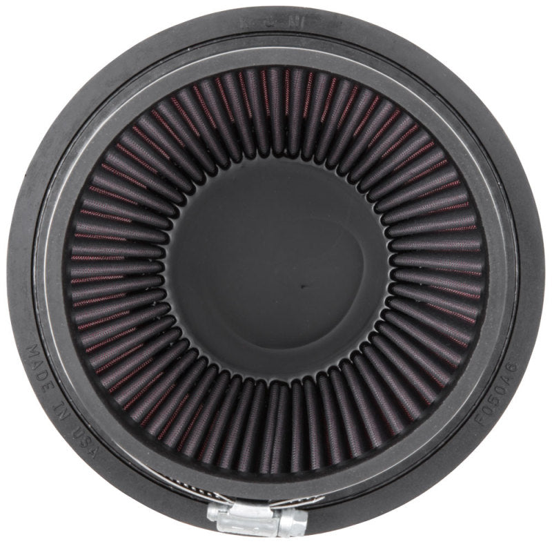 K&N Filter Universal Rubber Filter 5in Flange 6.5in Base 4.5in Top 5.5in Height K&N Engineering Air Filters - Universal Fit  AXOPROS