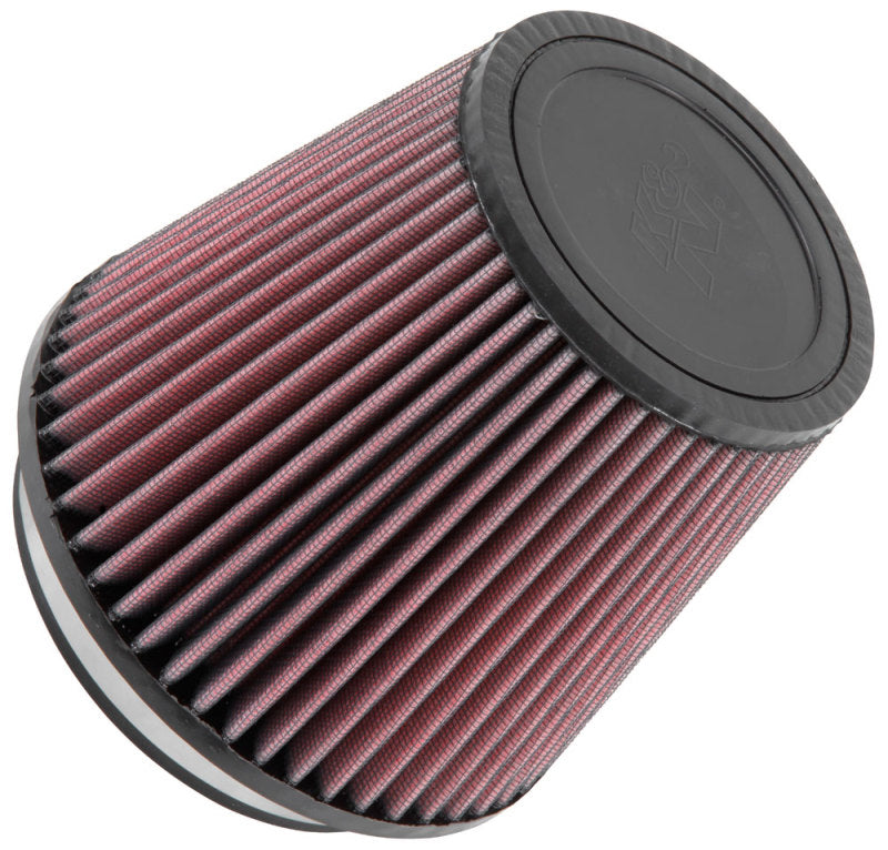 K&N Filter Universal Rubber Filter 5in Flange 6.5in Base 4.5in Top 5.5in Height K&N Engineering Air Filters - Universal Fit  AXOPROS